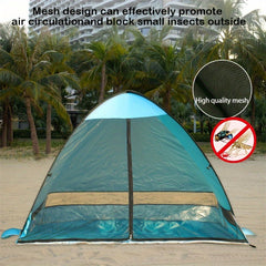 Pop Up Beach Tent UPF 50 Waterproof Camping Sunshade