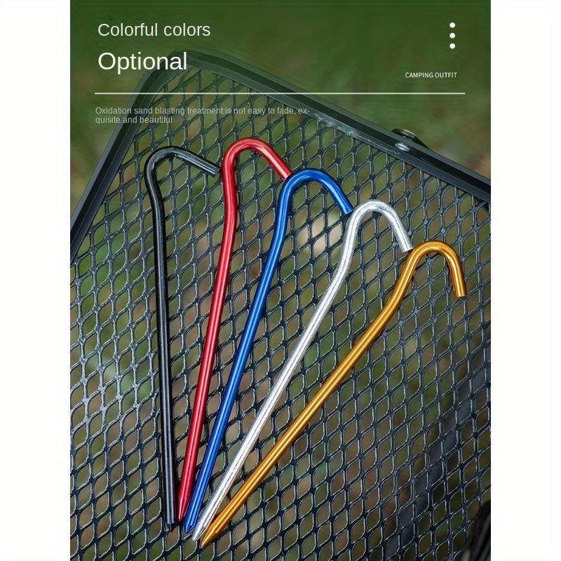 4pcs Aluminum Alloy Tent Pegs Stakes for Canopy Ground Nails