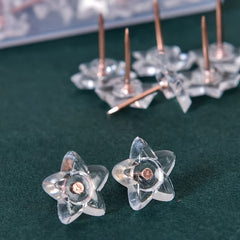 50pcs Box Transparent I nail Decorative Pushpins