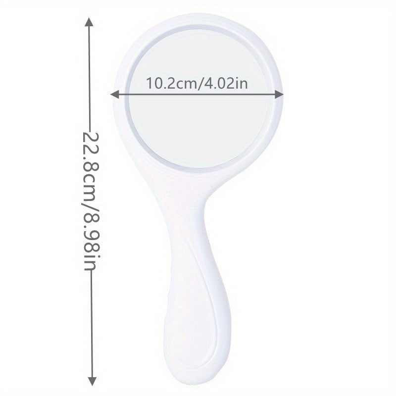 5X Handheld Magnifier Glass 85mm Large Lens and Optical Glass