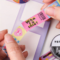1 Roll Light Washi Tape DIY Journal Decoration Sticker