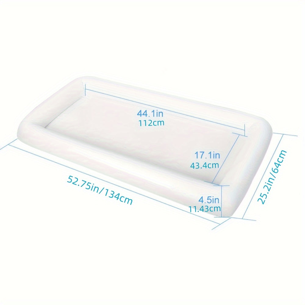 Inflatable Salad Ice Tray Food Drink Holder Cooler Container for Outdoor Party