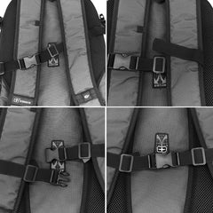 Adjustable Chest Straps & Zipper Pulls for Backpack Hiking - 12pcs