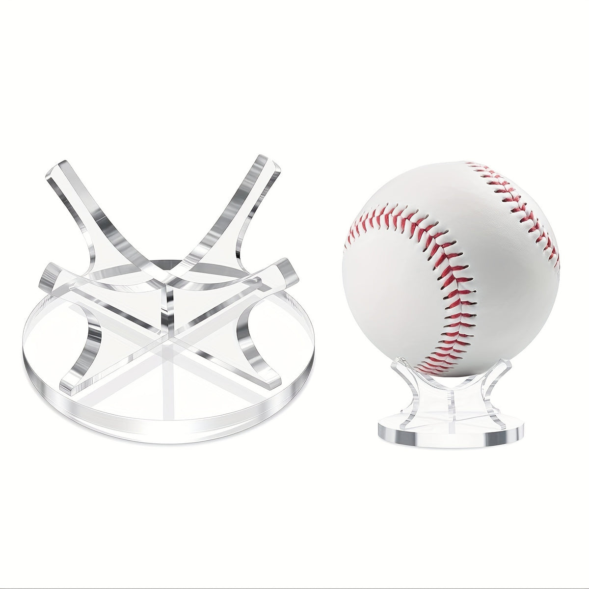 Acrylic Sport Ball Display Rack Holder Baseball Golf Softball Tennis Ball