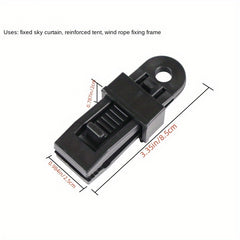 2pcs Tent Clip Canopy Fixed Clips Tarp Awning Canopy Clip