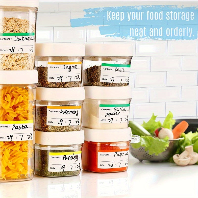10pcs Coloured Freezer Labels Food Storage Labels Stickers Fridge Stickers