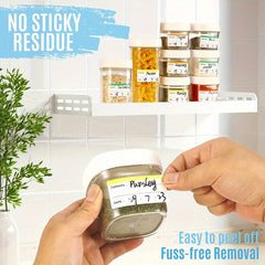 10pcs Coloured Freezer Labels Food Storage Labels Stickers Fridge Stickers