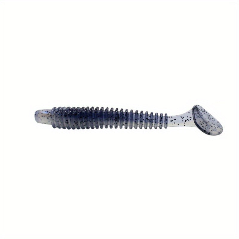 10pcs Paddle Tail Swimbaits Soft Baits Fishing Tackle For Saltwater Freshwater