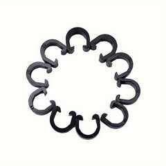 5pcs Bike Cable Clips with Metal U Clamps and C Clips