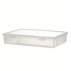 Large Capacity Transparent Storage Box for Office Documents