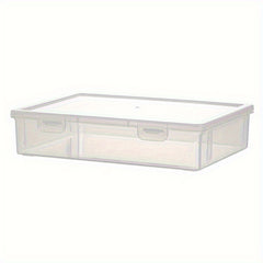Large Capacity Transparent Storage Box for Office Documents