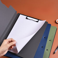 5pcs Double clipped A4 Files Secretary Clip Student Writing Clip