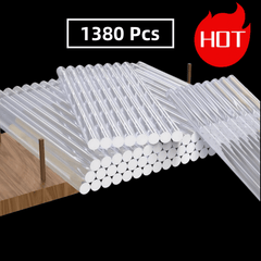 1380pcs Mini Hot Melt Glue Sticks for DIY Arts Crafts Sealing Woodworking
