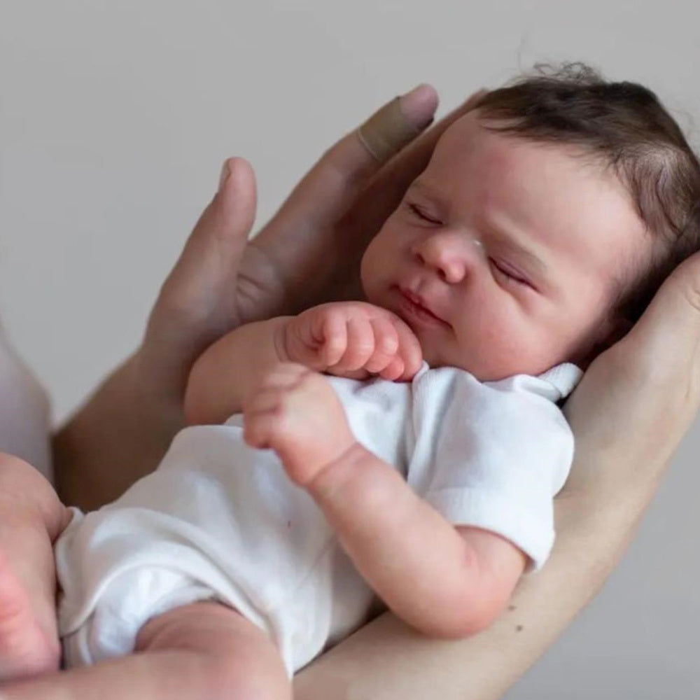 18in Silicone Reborn Baby Doll Soft Newborn Girl Toy Paint Skin