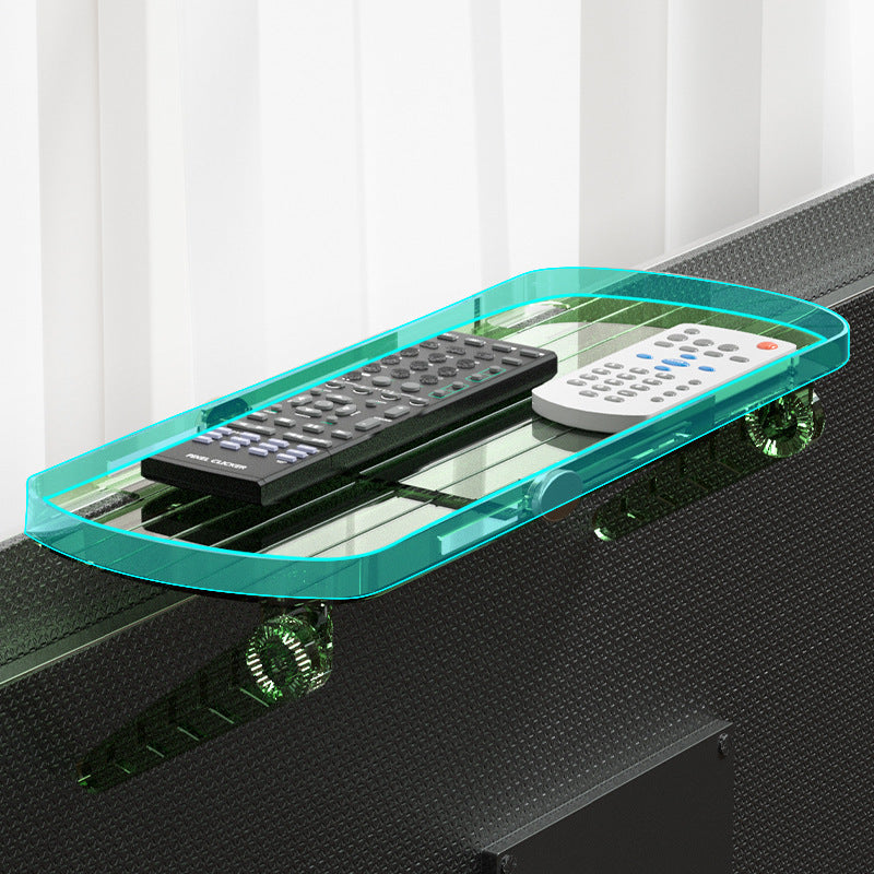 Punch TV Set Box Storage Shelf Computer Screen Router Hanger