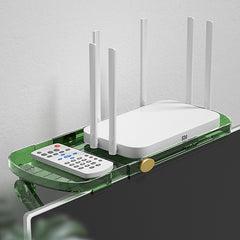 Punch TV Set Box Storage Shelf Computer Screen Router Hanger