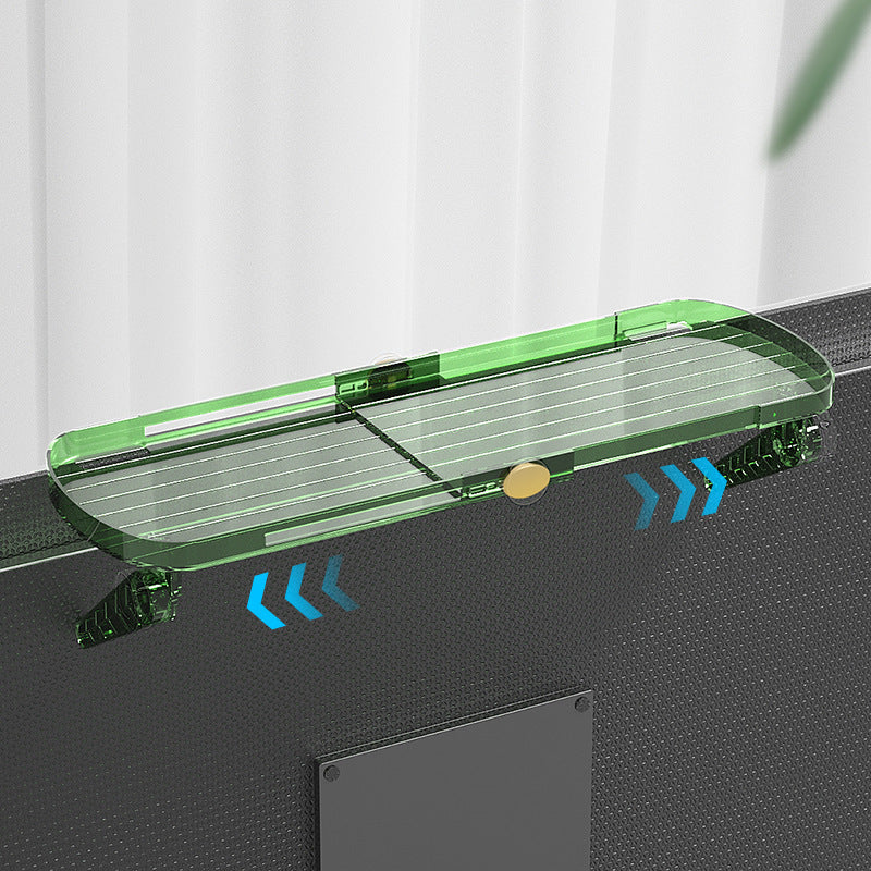 Punch TV Set Box Storage Shelf Computer Screen Router Hanger