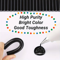 150pcs Long Size Non Toxic Hot Melt Glue Sticks 0.69x27.0cm Strong Adhesive