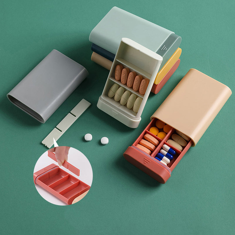 Portable Pill Case Organizer Travel Pill Box Pocket Pill Case