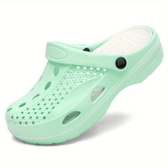 Boy's Solid Clogs Sports Outdoor Slippers Anti skid Hollow Out Sandals