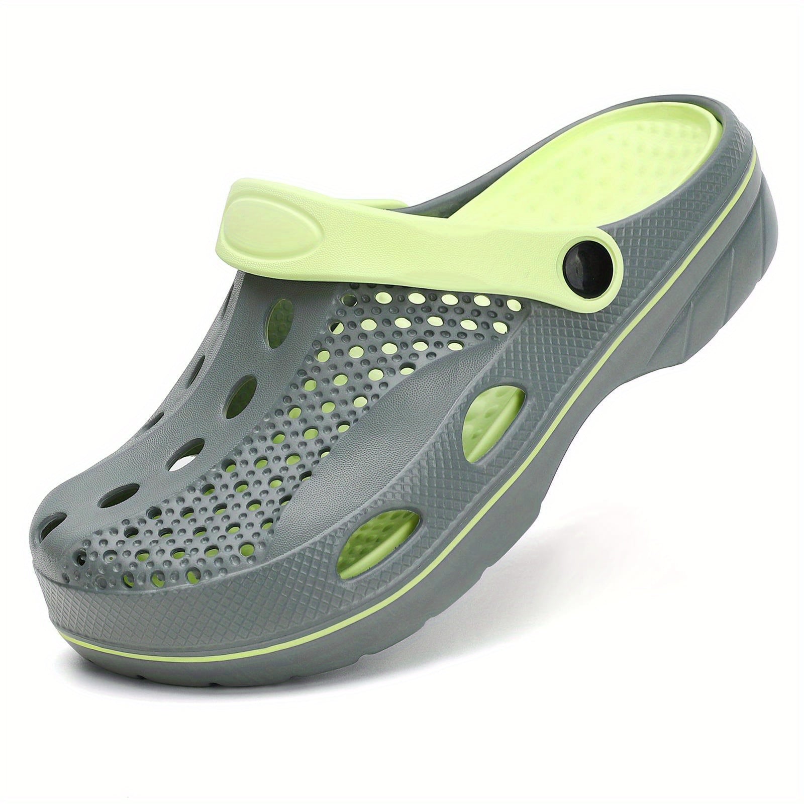 Boy's Solid Clogs Sports Outdoor Slippers Anti skid Hollow Out Sandals