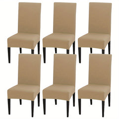 Milk Silk Elastic Chair Slipcover Set for Home Dining Wedding Office