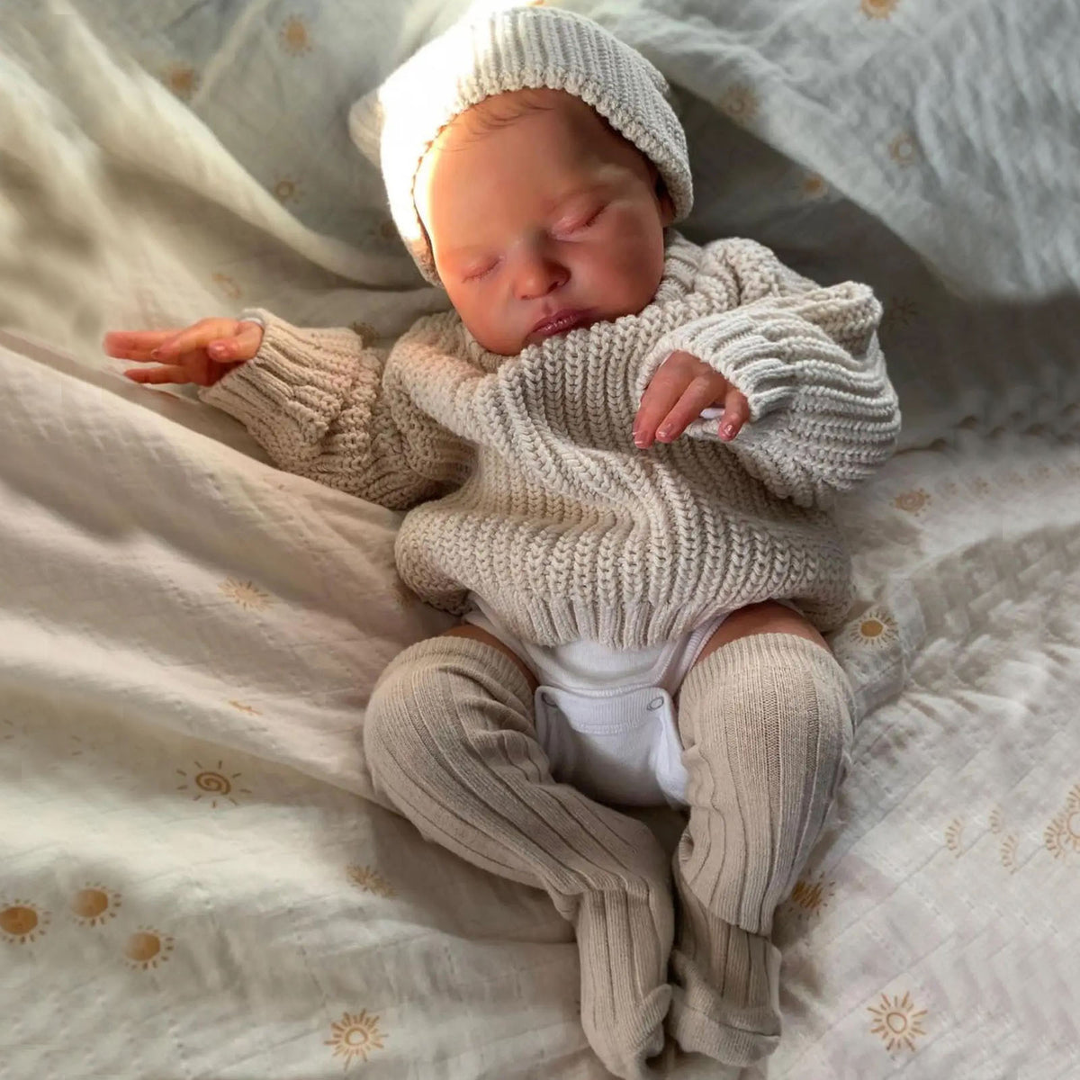 Ultra Soft 19 Reborn Youngsters Doll with Realistic 3D Skin & Veins