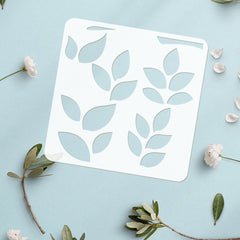 18pcs Tree & Bird Stencil Art for Scrapbooks 300x300mm PE Terephthalate
