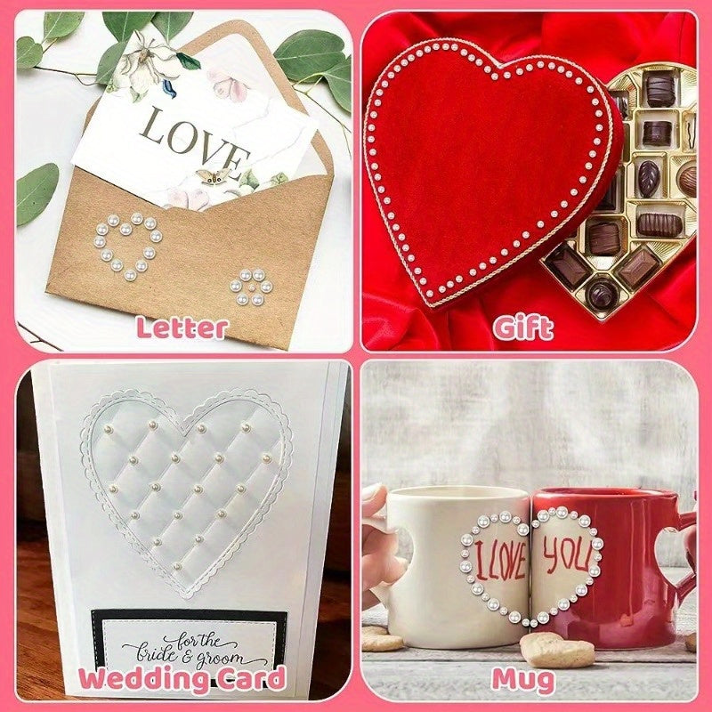 Self Adhesive Pearl Stickers For Beauty And Crafts