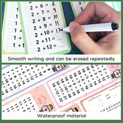 Math Flashcards Set - Addition Subtraction Multiplication Division - Back to Sch