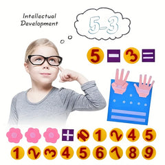 Felt Finger Puppets Counting Learning Tools - Math Toys for Early Development