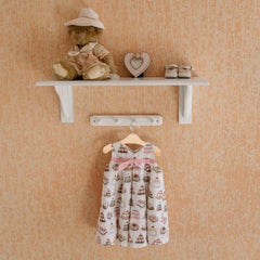 5pcs Doll Clothes Hangers Set Colorful Dollhouse Wardrobe Accessories