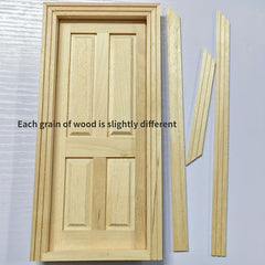 1 12 Dollhouse DIY Mini Door And Window Raw Materials Model Accessories