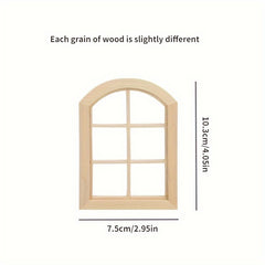1 12 Dollhouse DIY Mini Door And Window Raw Materials Model Accessories