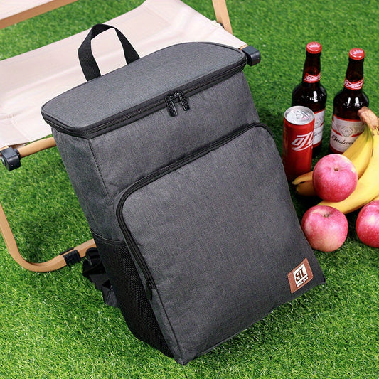 Insulated Cooler Backpack Waterproof PEVA Outdoor Picnics & Travel Oxford Fabric