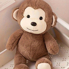 Soft Monkey Plush Toys Stuffed Animal Pillow Mixed Materials Room Decor Gift