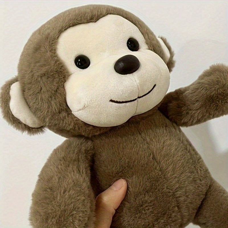Soft Monkey Plush Toys Stuffed Animal Pillow Mixed Materials Room Decor Gift