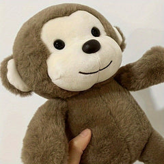 Soft Monkey Plush Toys Stuffed Animal Pillow Mixed Materials Room Decor Gift