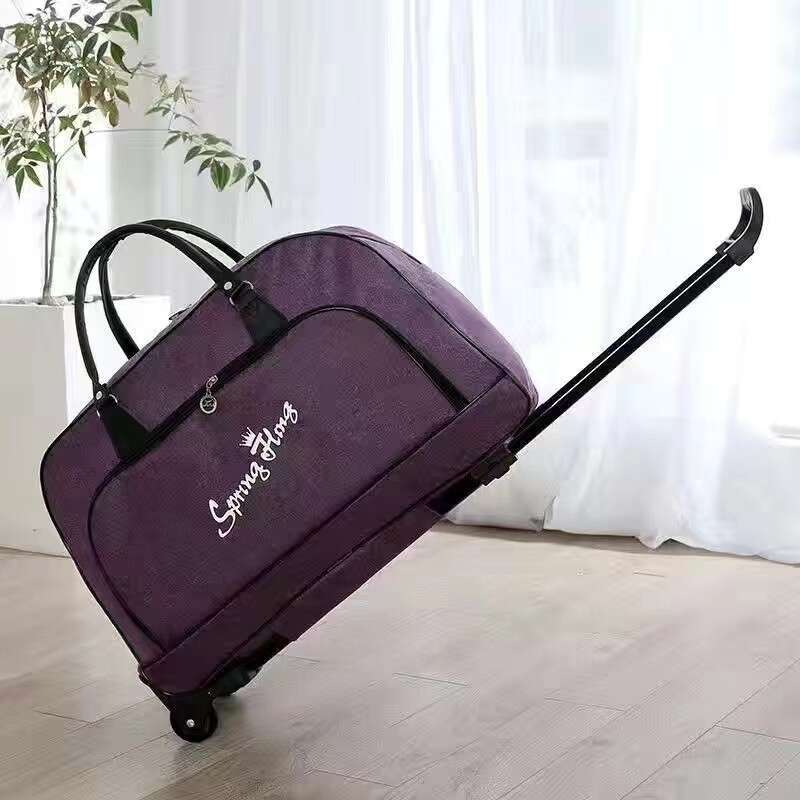 Large Rolling Duffel Bag Collapsible Travel Storage with Wheels