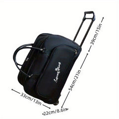Large Rolling Duffel Bag Collapsible Travel Storage with Wheels