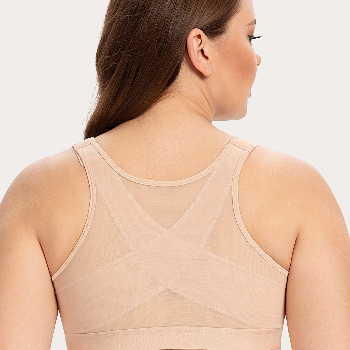  Bra Women's Plus Front Closure Post Surgery Bra