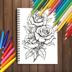 Positive Thinking Adult Coloring Book 30 Sheets 21x28 Back to School