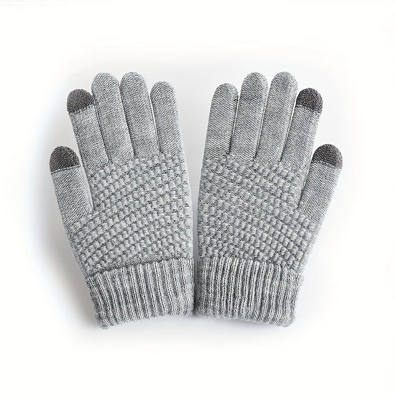 Winter Thick Warm Cycling Gloves Touchscreen Windproof Outdoor