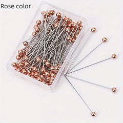 100 Metal 4 Positioning Needles Sewing Jewelry DIY Fixed Sewing Needles