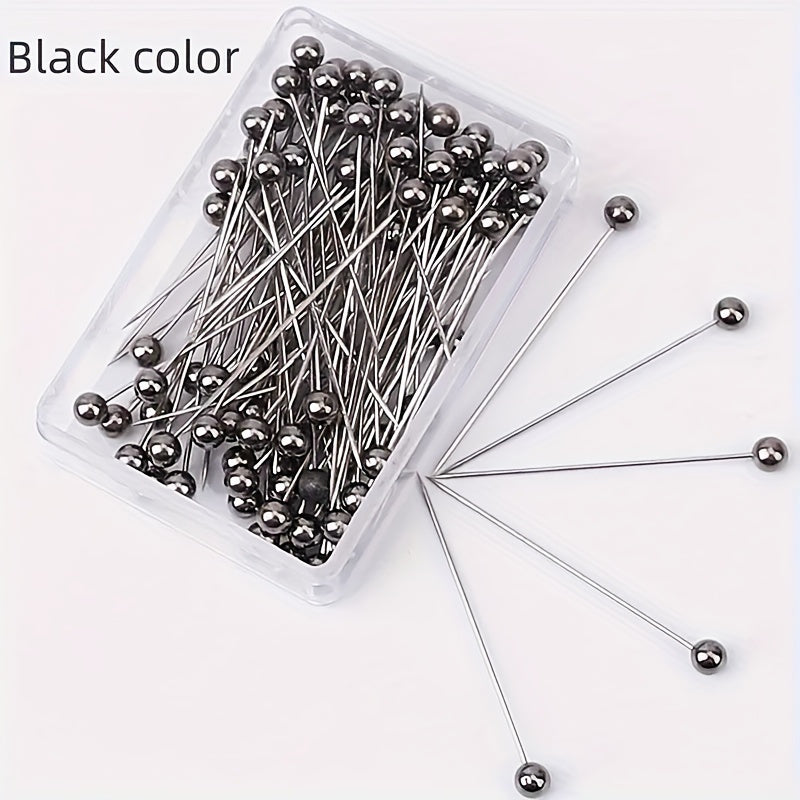 100 Metal 4 Positioning Needles Sewing Jewelry DIY Fixed Sewing Needles