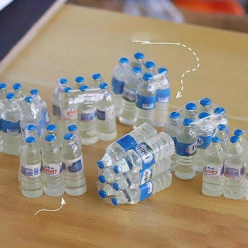 1:12 Scale Water Bottle Replicas for Dollhouse Decor