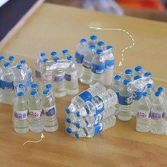 1:12 Scale Water Bottle Replicas for Dollhouse Decor