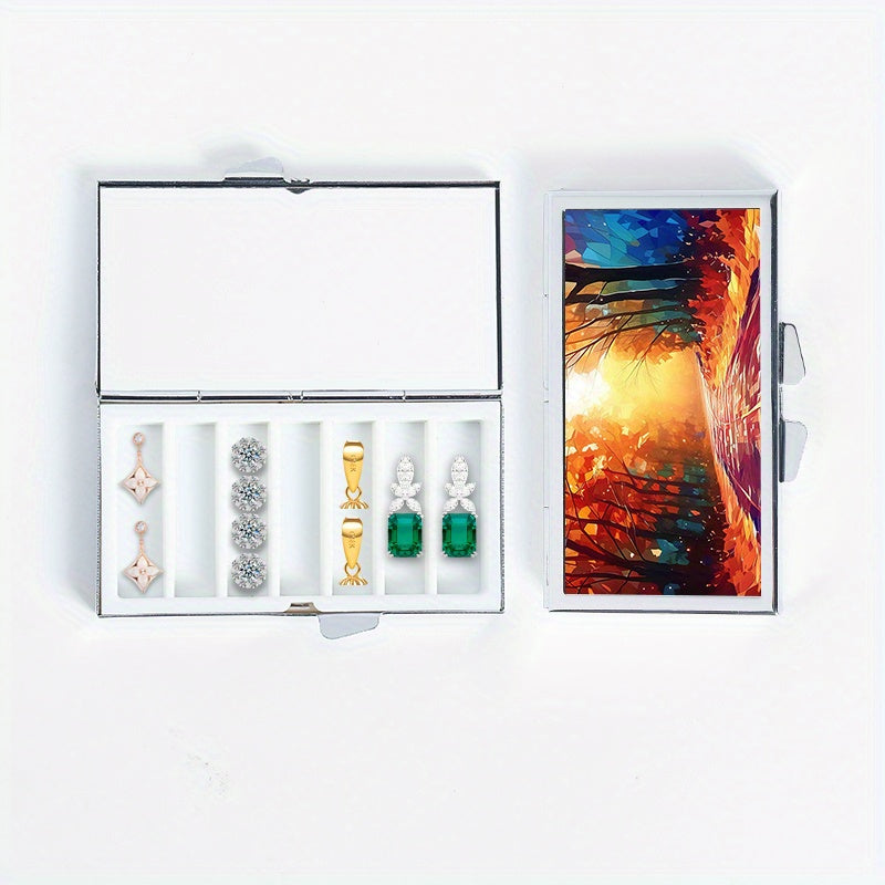 Mini Portable 7 Compartment Medicine Box for Pills