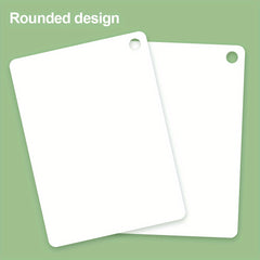 20pcs Double Sided Blank Flash Cards Dry Erase Waterproof Glossy Finish