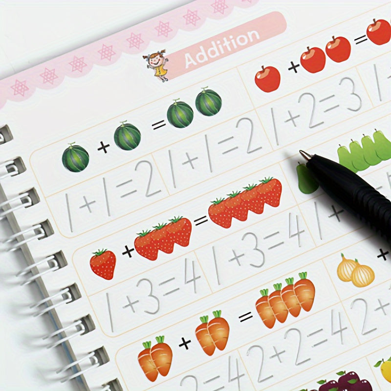 Kids Writing Practice Set Alphabet Workbook with Pen